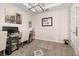 Home office features wood floors and dual workstations, ideal for productivity at 1113 Fieldstone Cir, Oviedo, FL 32765