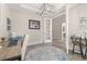 The well-lit office features neutral decor and an adjacent workstation at 1113 Fieldstone Cir, Oviedo, FL 32765