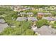 Aerial view of multi-Gathering residential buildings with beautiful landscaping and surrounding neighborhood at 1321 Arbor Vista Loop # 301, Lake Mary, FL 32746