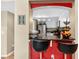 Kitchen pass-through with bar stool seating to an adjacent kitchen at 1321 Arbor Vista Loop # 301, Lake Mary, FL 32746