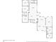 Detailed floor plan showcasing the layout of the home with room dimensions and layout at 14306 Paradise Tree Dr, Orlando, FL 32828