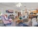 Inviting living room open to the kitchen featuring stylish furniture and decor at 15038 Masthead Landing Cir, Winter Garden, FL 34787
