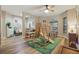 Playroom featuring play structure, natural light, and open access to the rest of the home at 15038 Masthead Landing Cir, Winter Garden, FL 34787