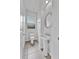 Stylish half-bathroom with pedestal sink and modern fixtures at 19232 Somerset St, Orlando, FL 32833
