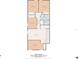 A detailed second floor plan showcasing the layout with multiple bedrooms and a loft area at 1961 Continental St, St Cloud, FL 34769