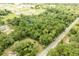 An aerial view of a heavily treed lot with a blue location pin at 4933 Round Lake Rd, Apopka, FL 32712