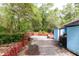 View of the backyard of the house at 4933 Round Lake Rd, Apopka, FL 32712