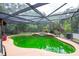 Backyard swimming pool with a spa at 4933 Round Lake Rd, Apopka, FL 32712