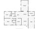 Detailed floor plan showcasing layout of bedrooms, kitchen, living spaces, garage, and bathrooms at 514 S Cottage Hill Rd, Orlando, FL 32805