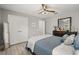 Relaxing bedroom includes a spacious closet and neutral decor at 6426 Montclair Bluff Ln, Windermere, FL 34786