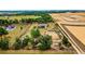 Aerial view of the property featuring a well-maintained home, equestrian facilities, and expansive land at 9019 Tower Pine Dr, Winter Garden, FL 34787