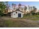 Picturesque barn with star detail provides a rustic charm in a tranquil country setting at 9019 Tower Pine Dr, Winter Garden, FL 34787