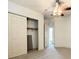 Bedroom showcasing a ceiling fan, closet, and natural light, providing comfort at 9019 Tower Pine Dr, Winter Garden, FL 34787