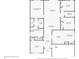 Detailed floor plan layout showcasing room dimensions and layout of the home at 903 Tramells Trl, Kissimmee, FL 34744