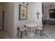Cozy breakfast nook featuring a stylish table, modern chairs, and elegant decor at 907 Sussex Close # 4, Orlando, FL 32804