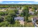 Aerial view of a lovely home surrounded by mature trees and close to neighborhood amenities at 1089 Algoma St, Deltona, FL 32725