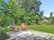 This backyard features a patio with a lush, green lawn at 1089 Algoma St, Deltona, FL 32725