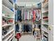 Well-organized walk-in closet with shelving and rods, offering ample storage solutions at 1701 Lucky Pennie Way, Apopka, FL 32712
