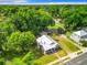 Bird's-eye view of the property emphasizing its location, lush greenery, and overall curb appeal at 1826 W Silver Springs Blvd, Ocala, FL 34475