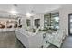 Inviting lounge area with views of the pool, stylish seating, and a kitchenette in the background at 1845 Fulfillment Dr, Kissimmee, FL 34744
