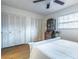 Comfortable main bedroom features wood floors and natural light at 2500 Lee Rd # 243, Winter Park, FL 32789
