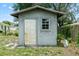 Exterior view of back yard shed at 3187 Shady Willow Dr, Orlando, FL 32808