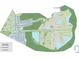 Community map showcases homesites, amenities center, golf course, and wetlands areas at 368 Birkdale Dr, Daytona Beach, FL 32124