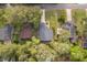 Aerial view showing the roof of the house and lush tree canopy at 39939 Parkinsonia St, Lady Lake, FL 32159