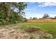 Expansive backyard with a wooden fence, offering privacy and space for outdoor activities at 4116 Sw 20Th St, Ocala, FL 34474