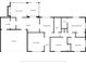 Detailed floor plan showcases the layout, including the kitchen, bedrooms, bathrooms, and living spaces at 4116 Sw 20Th St, Ocala, FL 34474