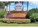 Well-maintained entrance sign for The Plantation Golf & Club community at 4830 Summerbridge Cir, Leesburg, FL 34748