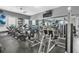 Well-equipped fitness center with modern exercise machines, TVs, and mirrored walls at 4830 Summerbridge Cir, Leesburg, FL 34748