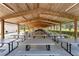 Spacious pavilion with ample seating, perfect for outdoor gatherings at 4830 Summerbridge Cir, Leesburg, FL 34748