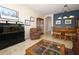 Open concept living space with an aquarium, a dining table, and comfortable seating area at 4954 Alavista Dr, Orlando, FL 32837