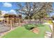 Beautifully landscaped mini golf course with rock features, waterfalls, and lush greenery at 7616 Cabana Ct # 301, Reunion, FL 34747