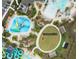 Aerial view of The Retreat Club, highlighting the water park, green spaces, and amenities at 8961 Cabot Cliffs Dr, Davenport, FL 33896