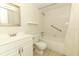 Bathroom with shower/tub combo, tile flooring, and vanity at 1221 S Pine Ridge Cir # A2, Sanford, FL 32773