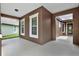 A covered patio with ample space, perfect for outdoor seating and relaxing in the shade at 1375 Brayford Point, Deland, FL 32724