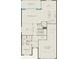 Floor plan featuring an open-concept living space and a three car garage at 1549 Timber Leaf Rd, St Cloud, FL 34771