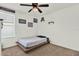Bedroom featuring a modern bed platform and a ceiling fan at 15613 Camp Dubois Cres, Winter Garden, FL 34787