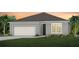 Charming single-story home with a gray exterior, well-manicured lawn, and a two-car garage at 1562 Timber Leaf Rd, St Cloud, FL 34771