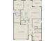 Detailed floor plan showcasing the layout of the house, including bedrooms, bathrooms, and living areas at 1562 Timber Leaf Rd, St Cloud, FL 34771