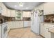Bright kitchen featuring white cabinets, tile backsplash, and stainless steel appliances at 1921 Geronimo Trl, Maitland, FL 32751