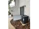 Outdoor patio area with an air conditioning unit and sliding glass door access at 2776 Curry Ford Rd # Ge, Orlando, FL 32806