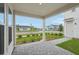 Inviting front porch with stone pavers and manicured landscaping, offering curb appeal and a welcoming entrance at 2926 Sailhouse Drive, St Cloud, FL 34771