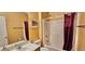 Bathroom with a combination tub and shower at 3222 Reserve Ct, Orlando, FL 32825