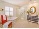 Elegant bathroom with freestanding tub, glass shower and vanity at 3429 Regal Crest Dr, Longwood, FL 32779