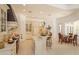 Open kitchen with stainless appliances, island seating, and a cozy breakfast nook at 3429 Regal Crest Dr, Longwood, FL 32779