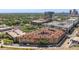 Aerial view of the complex in an urban setting, surrounded by lush landscaping at 911 N Orange Ave # 440, Orlando, FL 32801