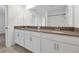 White bathroom with double vanity at 11288 Listening Dr, Orlando, FL 32832